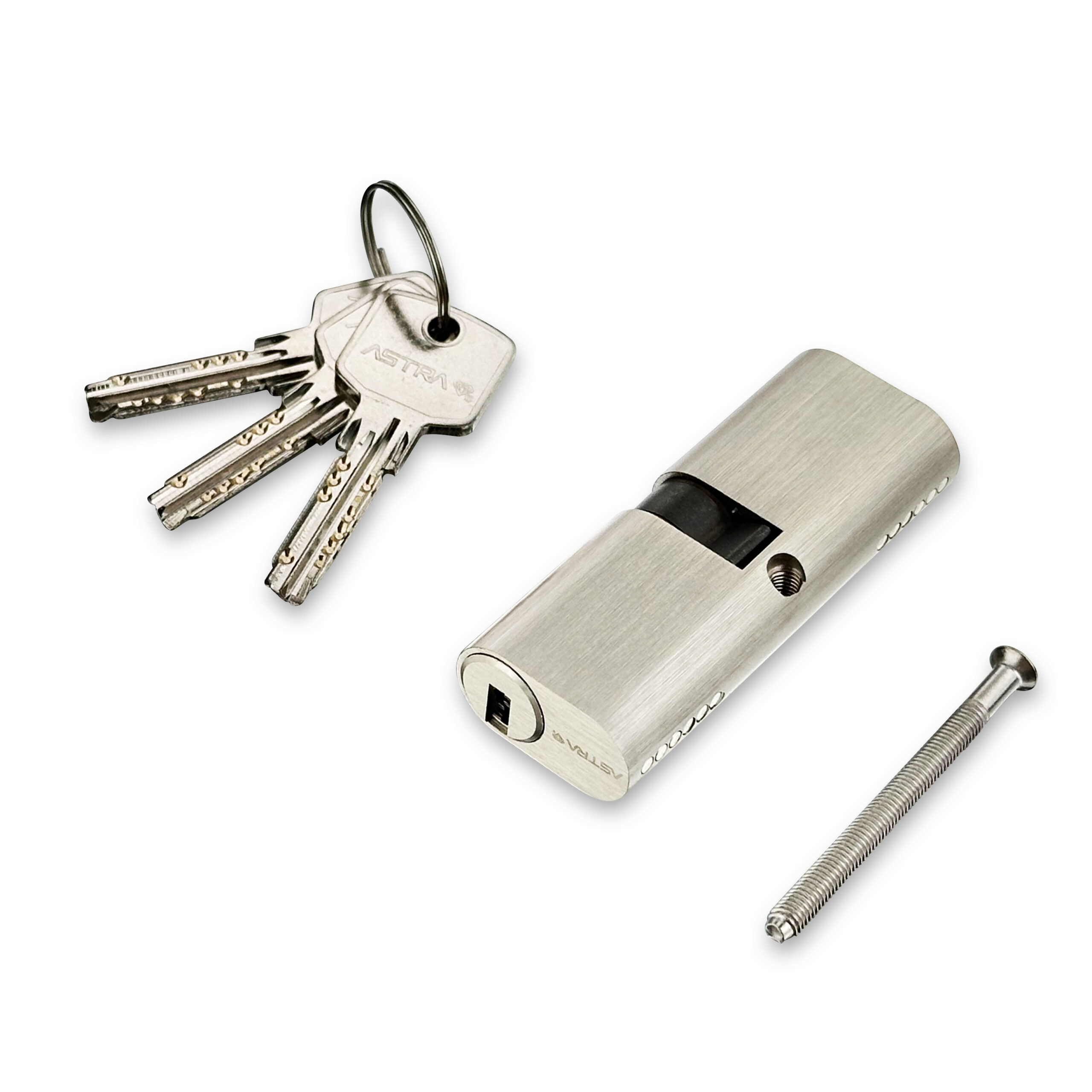 ASTRA Oval Cylinder Key & Key Satin (3)