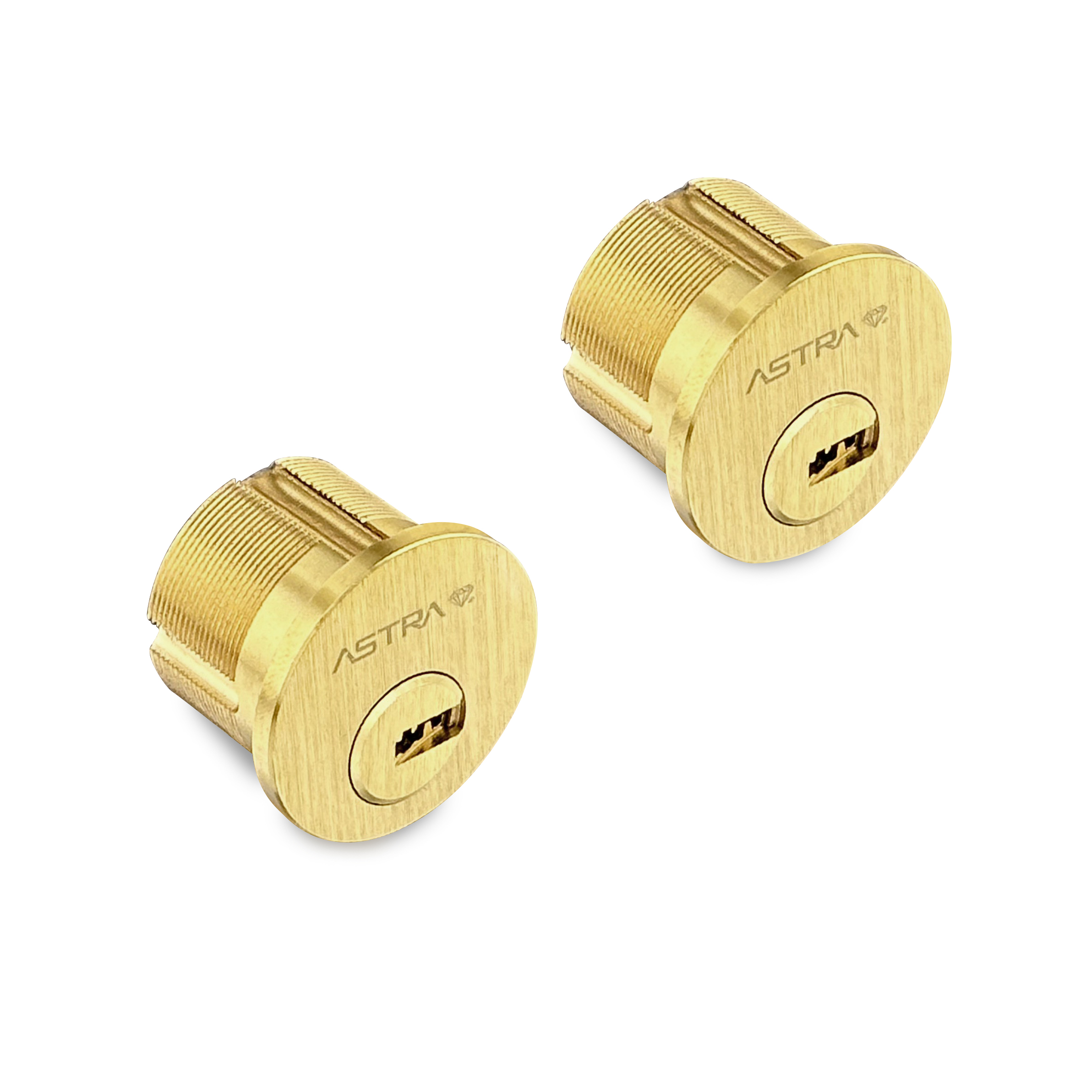 ASTRA Screw-in Cylinders Pair BRASS (1)